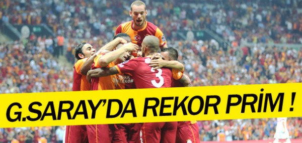Galatasaray'da rekor prim